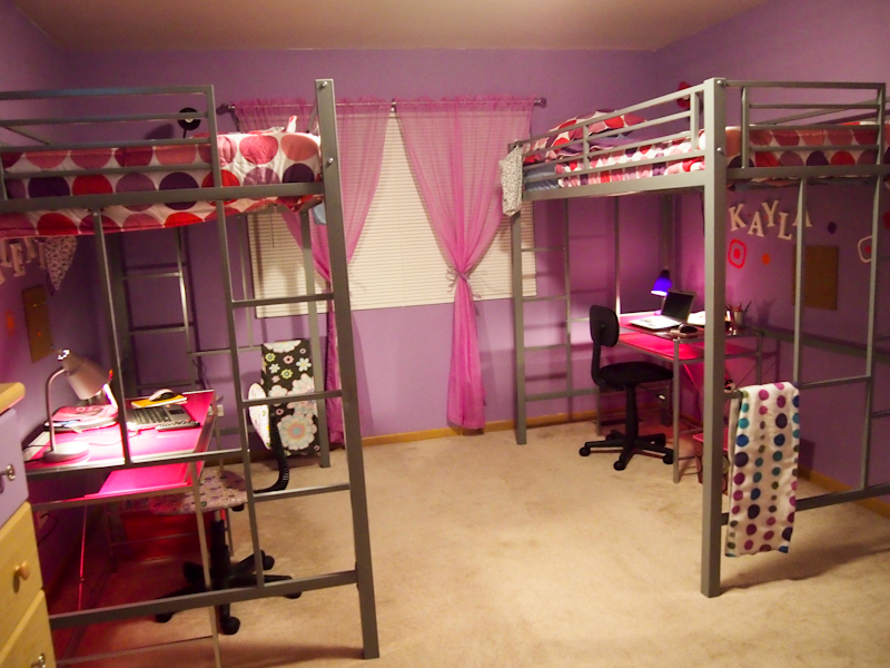 While You Were Out: Kris McDonald Style - Twin Girl's Room Redo